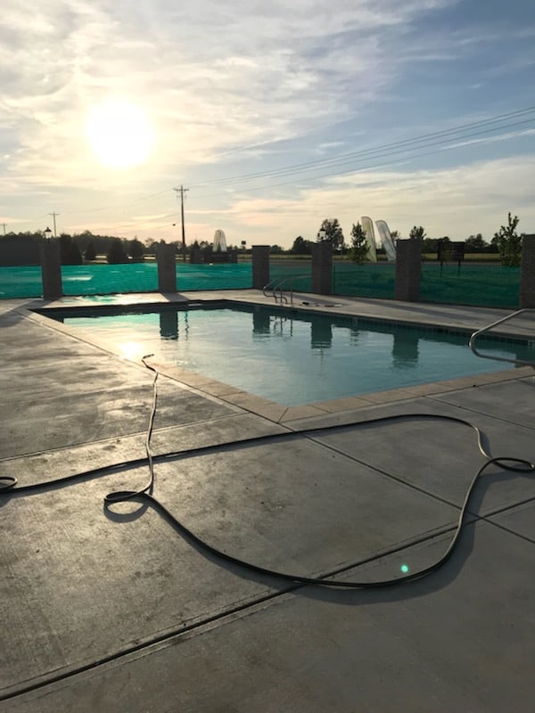 Pool service and maintenance