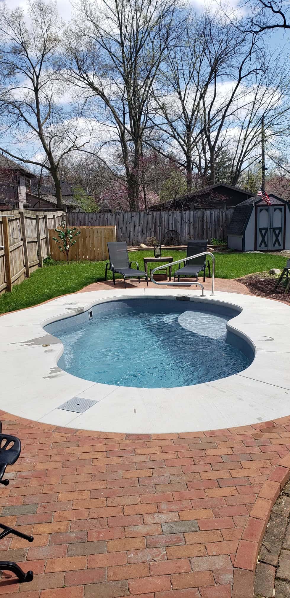 Fiberglass pool color options
