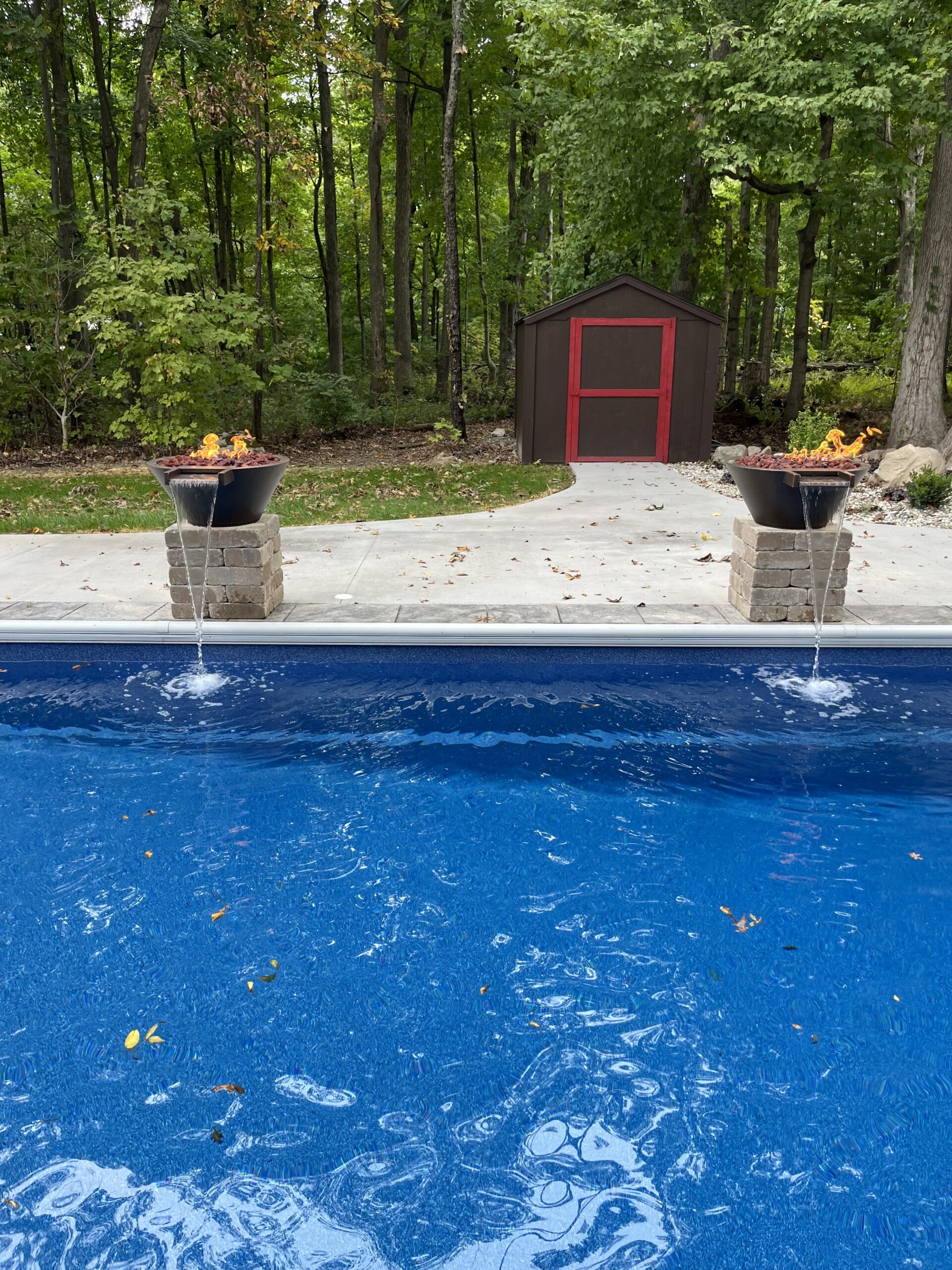 Fire and water feature