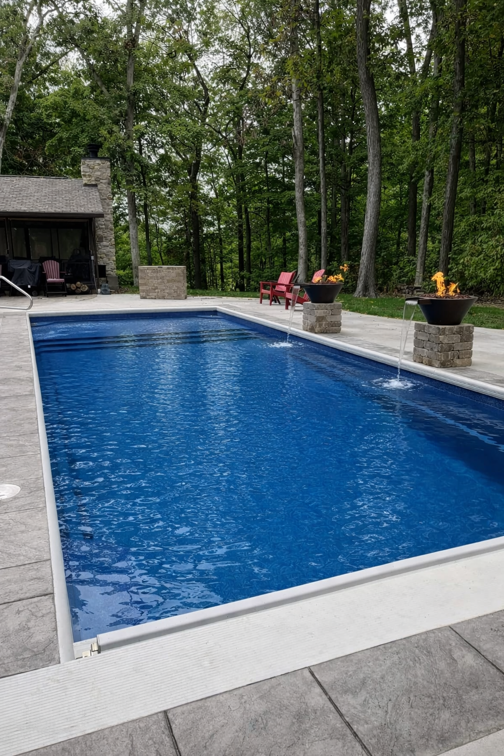 Fiberglass pool photo