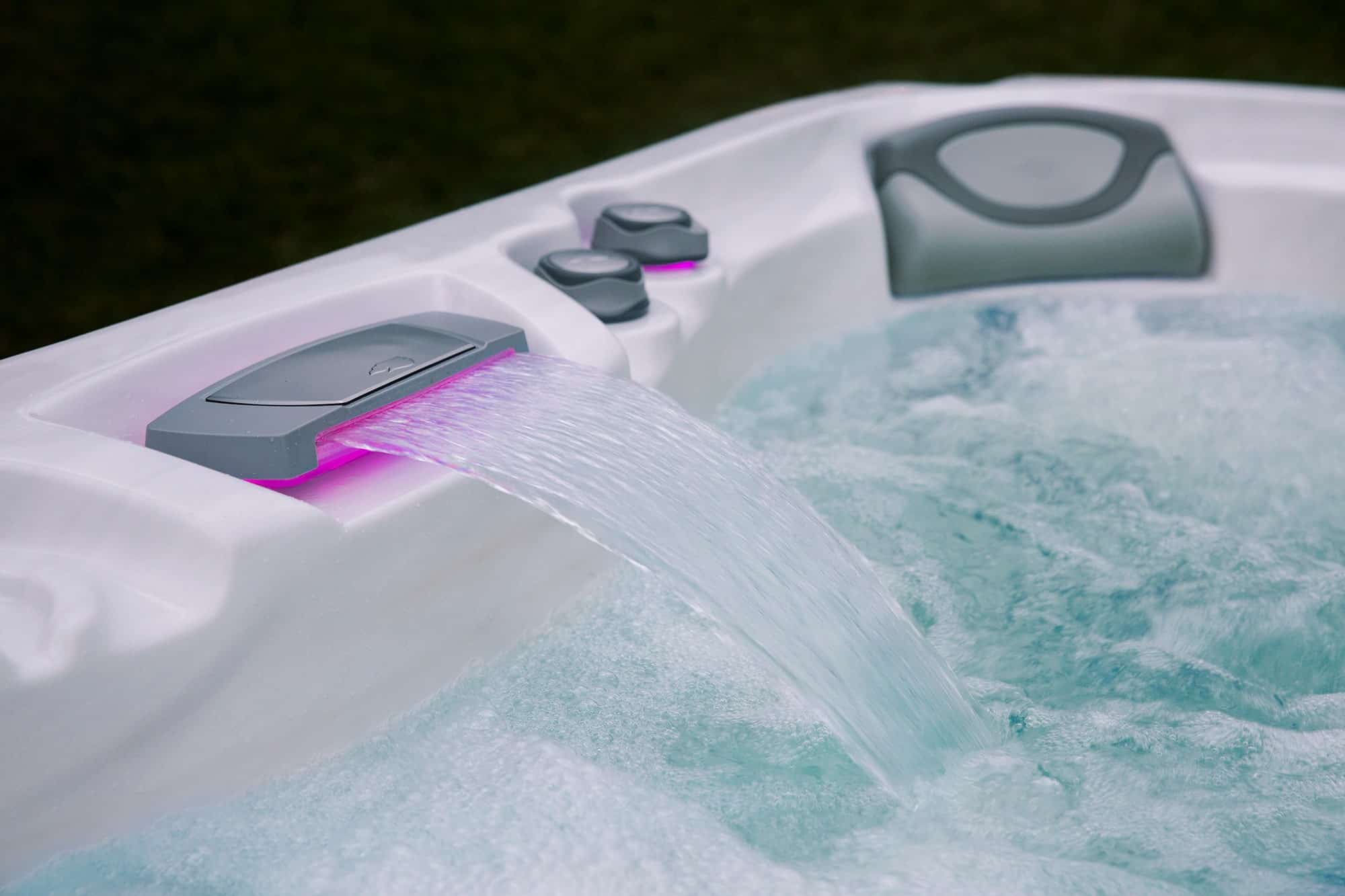 Sundance Spas 880 Series Optima Waterfall Sundance Spas 880 Series Optima Waterfall