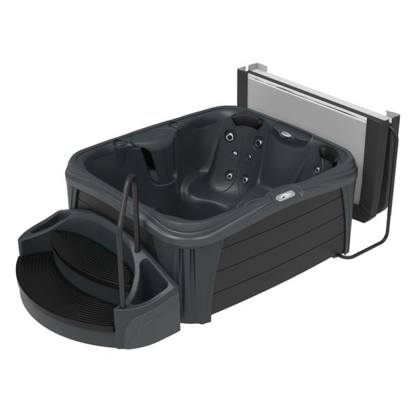 Rectangle Midnight Sparkle Hot Tub from the Splash Collection