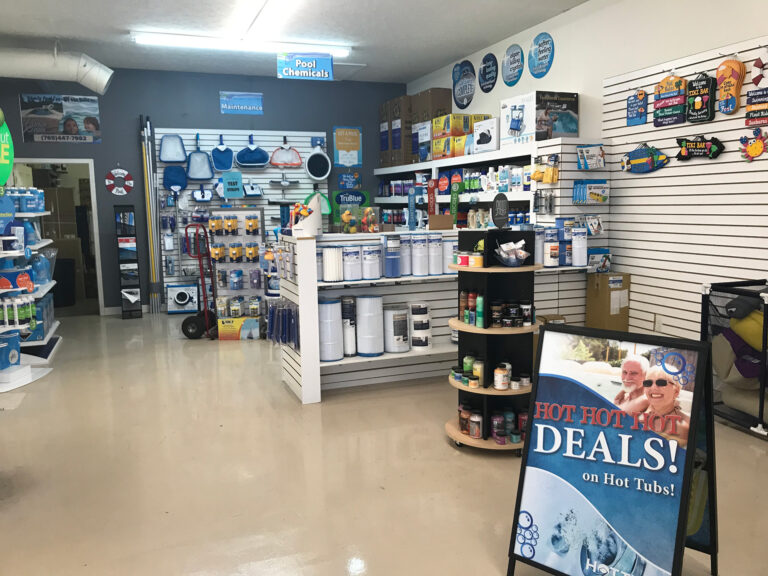 Aquarius pools and spas water care products Lafayette