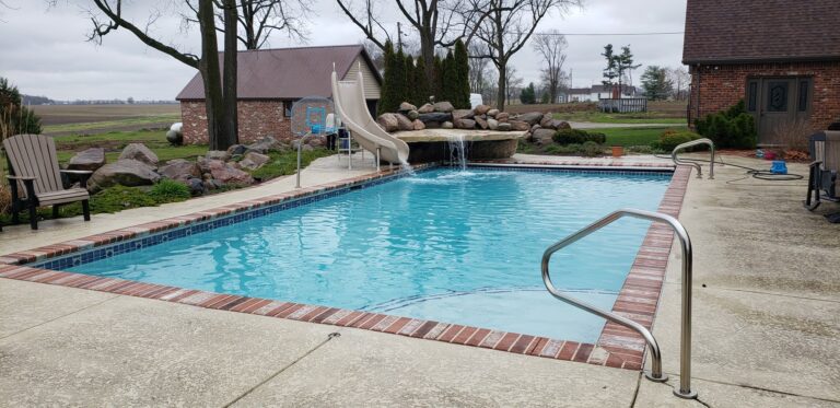 Gunite Pool Installation in Layfette Indiana