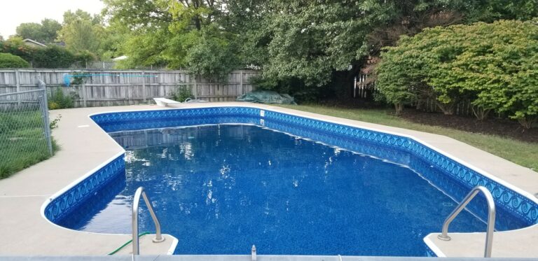 Vinyl Liner Pool Installation in Layfette Indiana