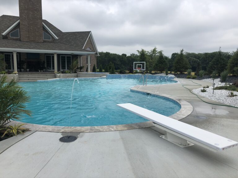 Gunite Pool Installation in Layfette Indiana