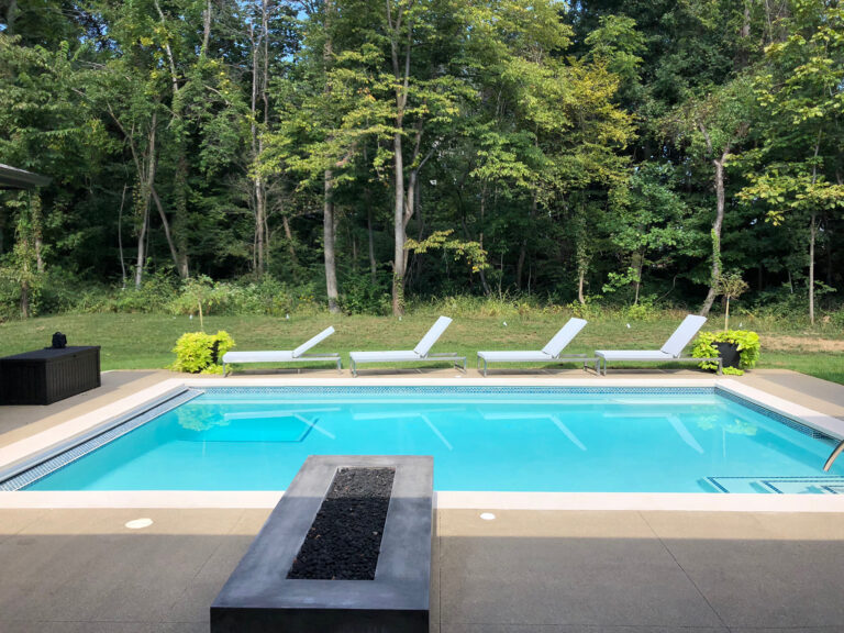 Gunite Pool Installation in Layfette Indiana